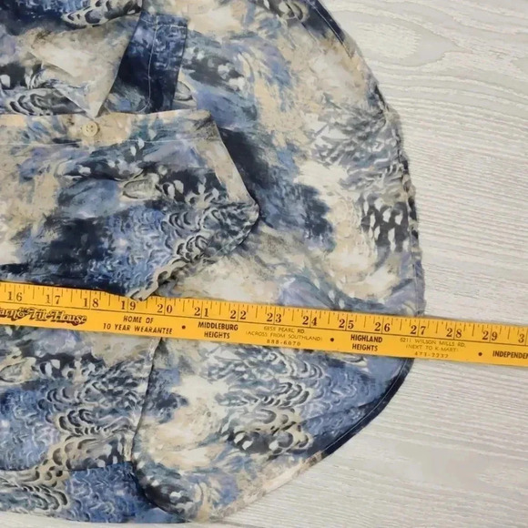 Free People sheer feather print blouse - Picture 5 of 8